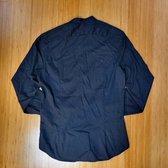Men's Reserved Black Dress Shirt - Picture 2 of 4